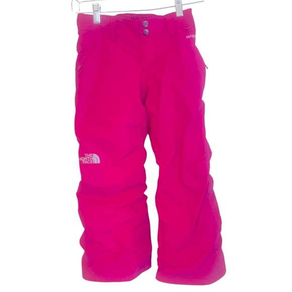 The North Face Pink Hyvent Ski Snow Pants Size 7/8 - Picture 1 of 6